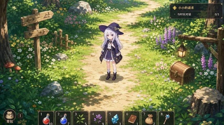 魔女秘药 角色养成 场景图 3