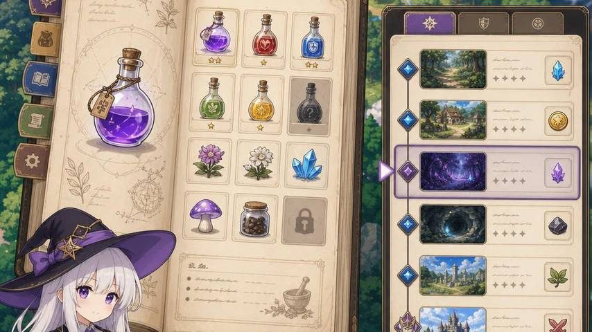 魔女秘药 剧情互动 资料图 8